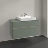 Villeroy & Boch Waschtischunterschrank 2 Auszüge 100 x 54,8 x 50 cm Soft Green