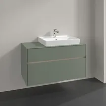 Villeroy & Boch Waschtischunterschrank 2 Auszüge 100 x 54,8 x 50 cm Soft Green