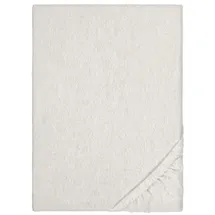 biberna Spannbettlaken Melange-Flanell 180 x 200 - 200 x 200 cm grau