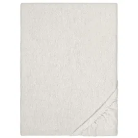 biberna Spannbettlaken Melange-Flanell 180 x 200 - 200 x 200 cm grau