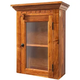 Massivmoebel24 Hängevitrine Oxford 52 x 24 x 69 cm Braun