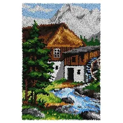 Knüpfteppich "Bergidylle"