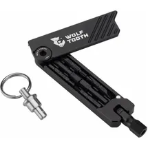 Wolf Tooth Multi Tool 6-Bit Multitool mit 11 Funktionen schwarz