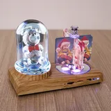 Angry Egg Boy Personalisierte Kristall Rosen Fotorahmen, Bluetooth rotierenden Kristall Fotorahmen, Geburtstag Geschenk für Kinder, Graduation Geschenk, Kindertag Geschenk