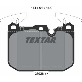 Textar Bremsbelagsatz, Scheibenbremse 2502807