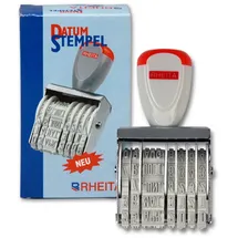 RHEITA Stempel Datumstempel 5 mm Tag, Monat und Endlosjahreszahl