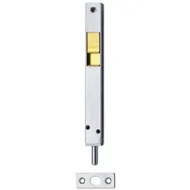 DENI Rohrkantriegel mit Schieber 14x100mm Stahl