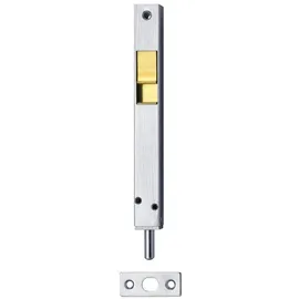 DENI Rohrkantriegel mit Schieber 14x100mm Stahl