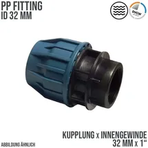 Jason Klemmkupplung 32 mm x 1 Zoll frostsicher