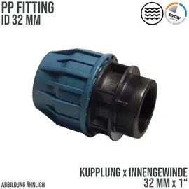 Jason Klemmkupplung 32 mm x 1 Zoll frostsicher