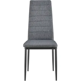 [en.casa] Esszimmerstuhl Lidköping 2er Set Grau