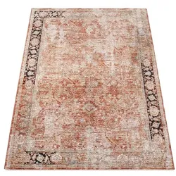 Vintage Teppich Caravan Polyester Rost 160 x 230 cm
