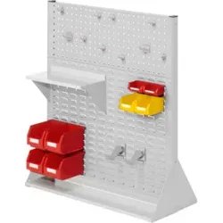 Kappes Stellwand RasterPlan Gr. 3 doppelseitig RAL 7035 mit Ausstattung 1