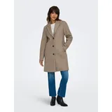 Jdy Damen Jdyecho Coat Otw Noos Langmantel, Nature/Detail:MELANGE, S (36)