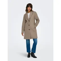 Jdy Damen Jdyecho Coat Otw Noos Langmantel, Nature/Detail:MELANGE, S (36)