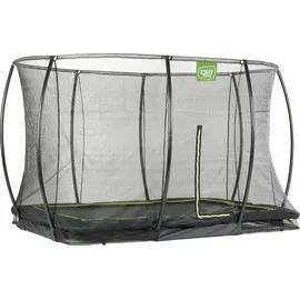 EXIT TOYS Silhouette Bodentrampolin 244 x 366 cm inkl. Sicherheitsnetz schwarz