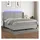 vidaXL Boxspringbett 200 x 200 cm Hellgrau