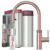 Quooker Flex Round Set Küchenarmatur Kupfer Rosé