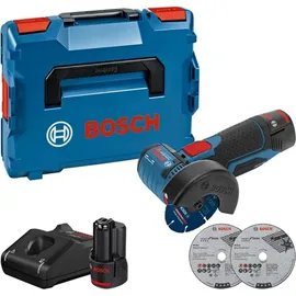 Bosch GWS 12V-76 Professional inkl. 2 x 3,0 Ah + L-Boxx 06019F200B