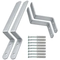 PremiumX Wandhalterung Stahl silber
