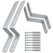 PremiumX Wandhalterung Stahl silber