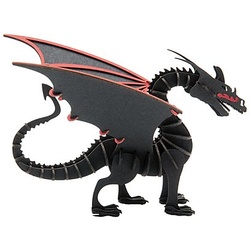 3D-Papiermodell Drache, 11 x 8 cm