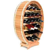 DanDiBo Ambiente Weinregal 62 x 90 x 24 cm Braun
