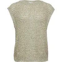 s.Oliver Relaxed-Fit-Pullunder Ajourstrick Braun 42