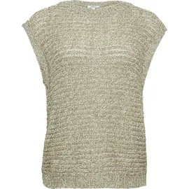 s.Oliver Relaxed-Fit-Pullunder Ajourstrick Braun 42