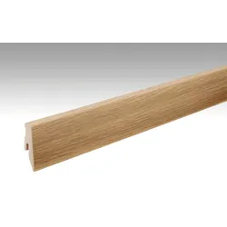 MEISTER Fußleiste Profil 3 PK Eiche 6064 für Laminatböden - 2380 x 60 x 20 mm