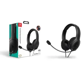 PDP LVL40 Wired Stereo Gaming Headset für Nintendo Switch schwarz