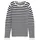 Tom Tailor Strickpullover Dunkelblau / Weiß S