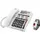 Geemarc CL610 Schnurgebundenes Notruftelefon mit SOS-Armband Telefon, Weiss