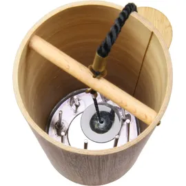 Koshi Aqua Windspiel aus Glas türkis