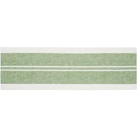 Gözze Tischläufer "Java" Gr. 1, grün (grün, weiß), B:135cm L:40cm, Polyacryl, Polypropylen, Tischdecken