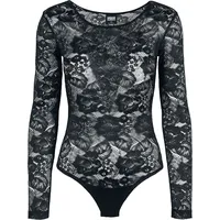 URBAN CLASSICS Long Sleeve Lace Suit Körper Black S