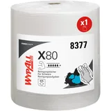 WypAll X80 1-lagig, weiß 8377 , 1 Paket = 1 Rolle à 455 Wischtücher, Artikel-Nr.