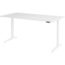 bümö Schreibtisch elektrisch 200x100 cm Weiß
