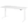 bümö Schreibtisch elektrisch 200x100 cm Weiß