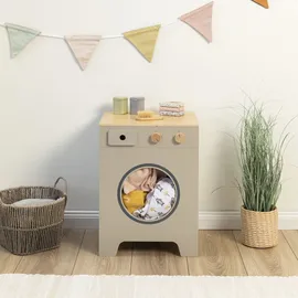 Musterkind MUSTERKIND® Kinder-Waschmaschine Mix & Match, warmgrau/natur grau