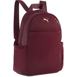 PUMA UP Small Backpack RUBY SHIMMER-METALLIC GOLD LOGO - 