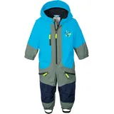 KILLTEC Overall "FIOS 21 MNS ONPC", Jungen, Gr. 110/116, Normalgrößen, blau (azur), Obermaterial: 100% Polyester;Futter: 100% Polyester, FIRST INSTINCT BY KILLTEC, Overalls Overall, Wind- und wasserdicht, reflektierende Details, PFAS-frei imprägniert
