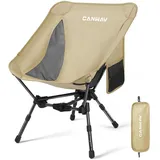 CANWAY Faltbarer Campingstuhl,Ultraleicht Tragbare Campingstuhl, Kleines Packmaß Stuhl mit Tragfähigkeit 180KG Tragkraft,klappstuhl,Strandstuhl