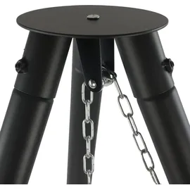 BBQ-Toro Dreibein 165 cm Stahl/Eisen Schwarz