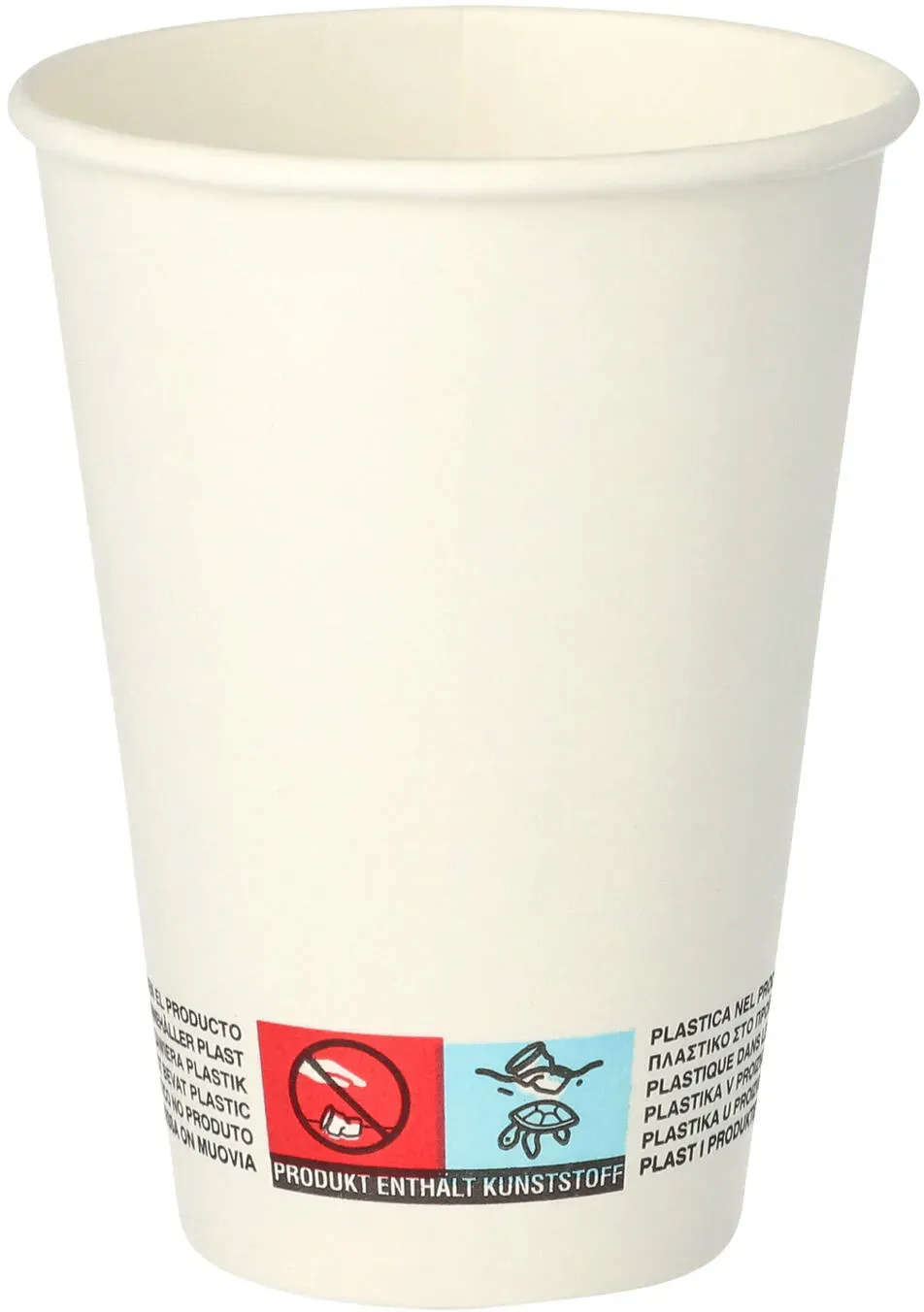 Automatenbecher Heißgetränke to go Pappbecher weiß 180 ml, 50 Stk.