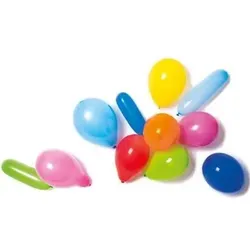 AMSCAN 9199 100 Latexballons Formen & Farben sortiert