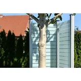 osmo holz OSMO Glasscheibe Blockstreifen Cremeweiß 89 x 178 cm