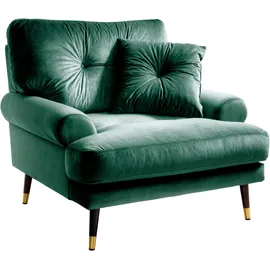 trends by hg Loungesessel TOKIO Mikrofaser 100 x 88 x 100 cm Grün