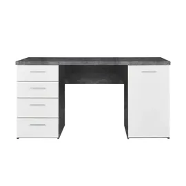 Forte Schreibtisch Betonoptik