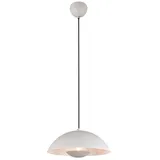 meineWunschleuchte Varya 1-flg. Ø 32 cm rund Metall grau